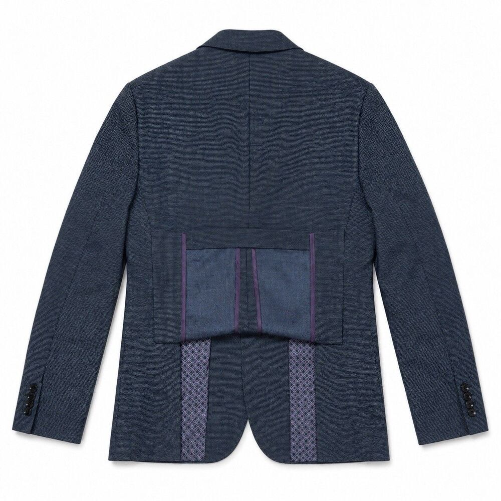 Ted Baker Blazer Mens 36R Gray Wool Endurance Kyle SPJ Two Button Sport Coat - Picture 9 of 9